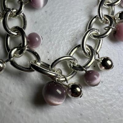 Heart Shaped 925 Locket Plus Charm Bracelets, Pewter Owl & More (P-RG)