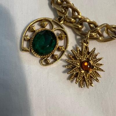 Gold Charm Bracelets, Rings & Clip-On Earrings (P-RG)