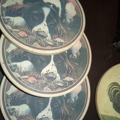 Vintage Pollyanna Pickering stone coasters