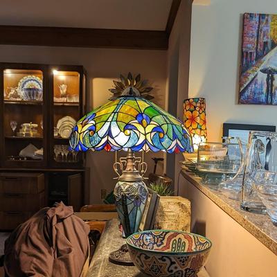 Stained glass lamp