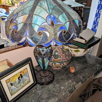 Stained glass lamp