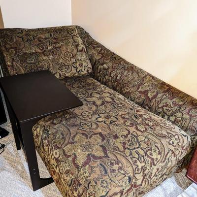 Chaise Lounge with Sofa server/tv tray/desk
