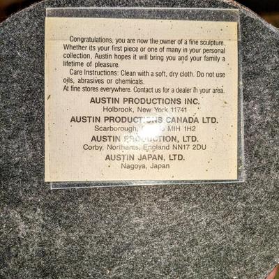 AUSTIN PRODUCTIONS L'ETOILE ART DECO SCULPTURE BY CLAUDE LE CLERC