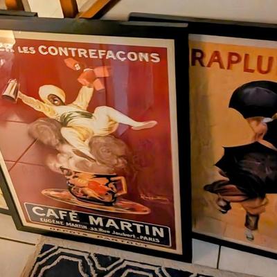 Leonetto Cappiello Poster Prints (3) Framed