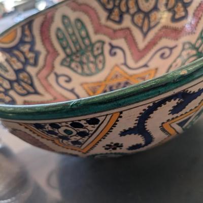 Fez / Fes Hand painted Moroccan Pottery