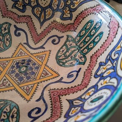 Fez / Fes Hand painted Moroccan Pottery