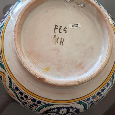 Fez / Fes Hand painted Moroccan Pottery
