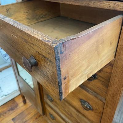 Antique Oak Chifforobe