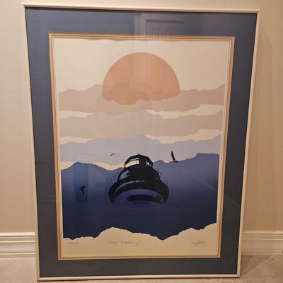 Framed Nautical Lithographs, Pencil Signed & Numbered (BLR-DW)