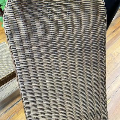 Set of Five Wicker Chairs (One Damaged)