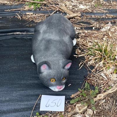Concrete Cat Statue