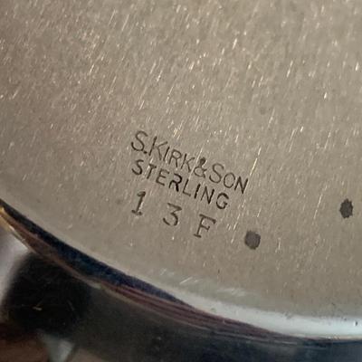 Sterling Silver Lot - Kirk Finger Bowl Whitting Creamer / Sugar +