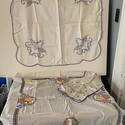 Vintage Table Clothes