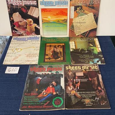 Vintage Sheet Music Magazines
