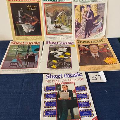 Vintage Sheet Music Magazines