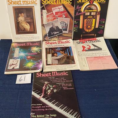Vintage Sheet Music Magazines