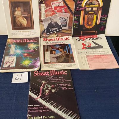 Vintage Sheet Music Magazines