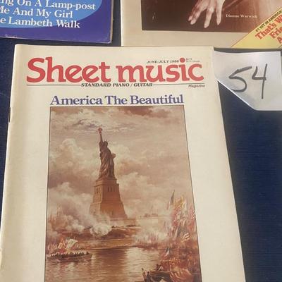 Vintage Sheet Music Magazines