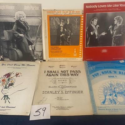 Vintage Sheet Music