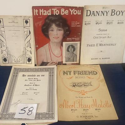 Vintage Sheet Music