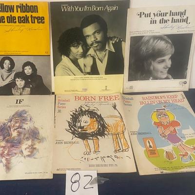 Vintage Sheet Music