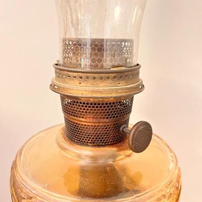 3 Antique Oil Lamps + Wicks