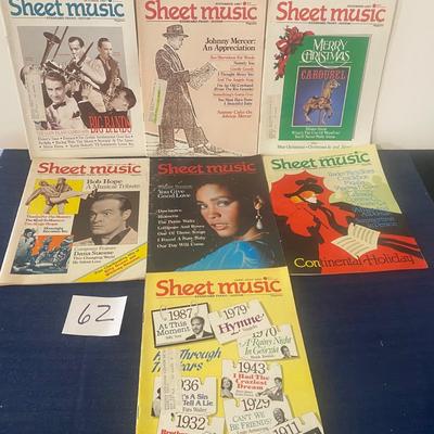 Vintage Sheet Music Magazines