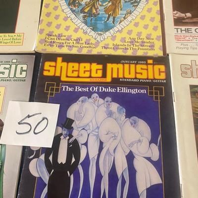 Vintage Sheet Music Magazines