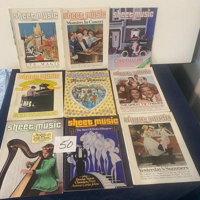Vintage Sheet Music Magazines