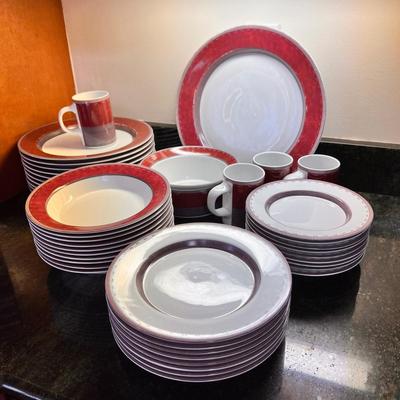 Huge Dansk Gridworks Dinnerware Lot