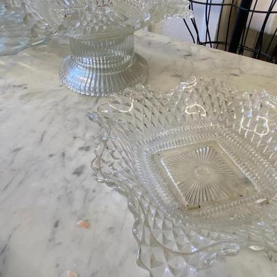 Set of Three Glass Display Plates (Handcrafted Soaps Included)