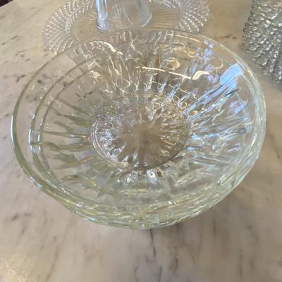 Set of Three Glass Display Plates (Handcrafted Soaps Included)