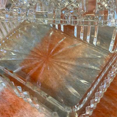 Set of Four Crystal (possibly Glass) Display Pieces