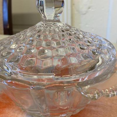 Set of Four Crystal (possibly Glass) Display Pieces