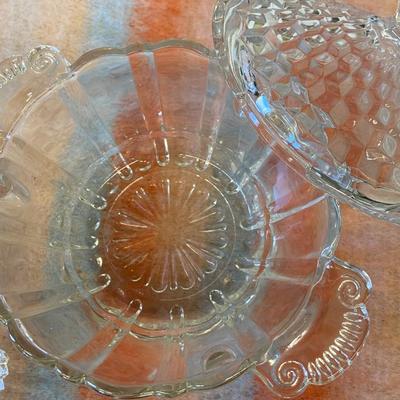 Set of Four Crystal (possibly Glass) Display Pieces