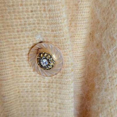 Bright yellow vintage Cardigan Belldini