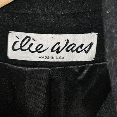 Red and Black Ilie Wacs coat