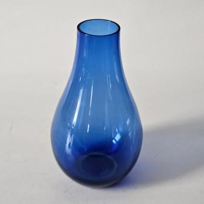 Vintage Cobalt Blue Glass Vase