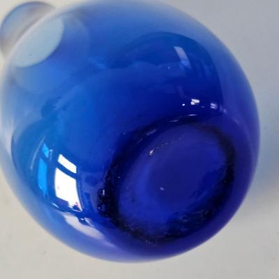 Vintage Cobalt Blue Glass Vase