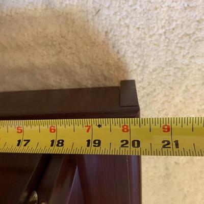 Small wood tv console