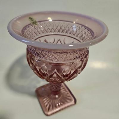 Fenton 2010 specisp dusty Pink Compote