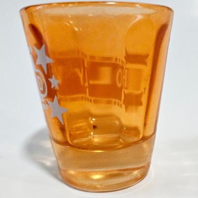 Vintage Orange Holywood Shot Glass