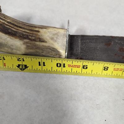Stag Handled Fixed Knife