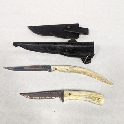 Stag Handled Fixed Knives