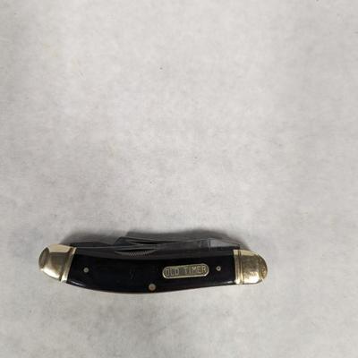 Schrade Genuine Buffalo Horn Pocket Knife