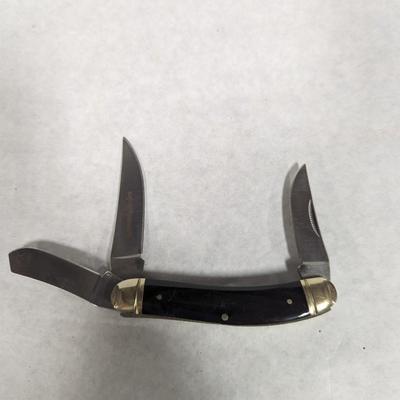 Schrade Genuine Buffalo Horn Pocket Knife