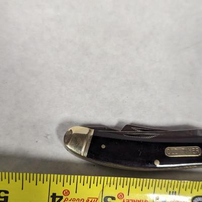 Schrade Genuine Buffalo Horn Pocket Knife