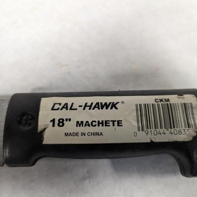 18" Cal Hawk Machete