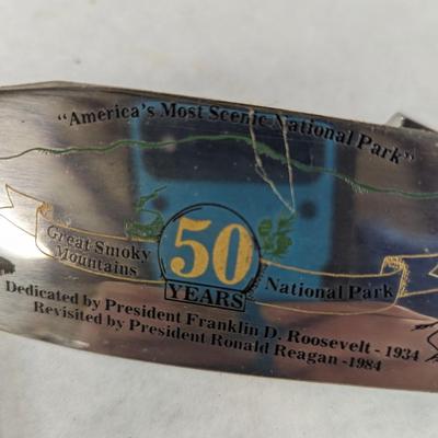 Stag Bowie Knife Reagan & Roosevelt - 50 Years - Great Smoky Mountains National Park