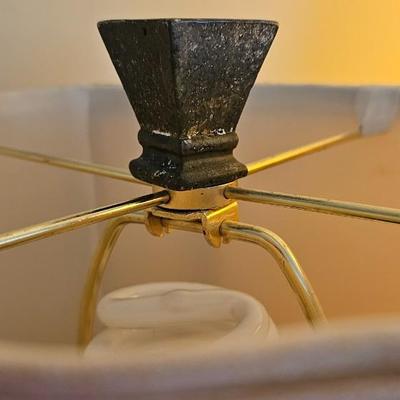 Vintage lamp with cut out design